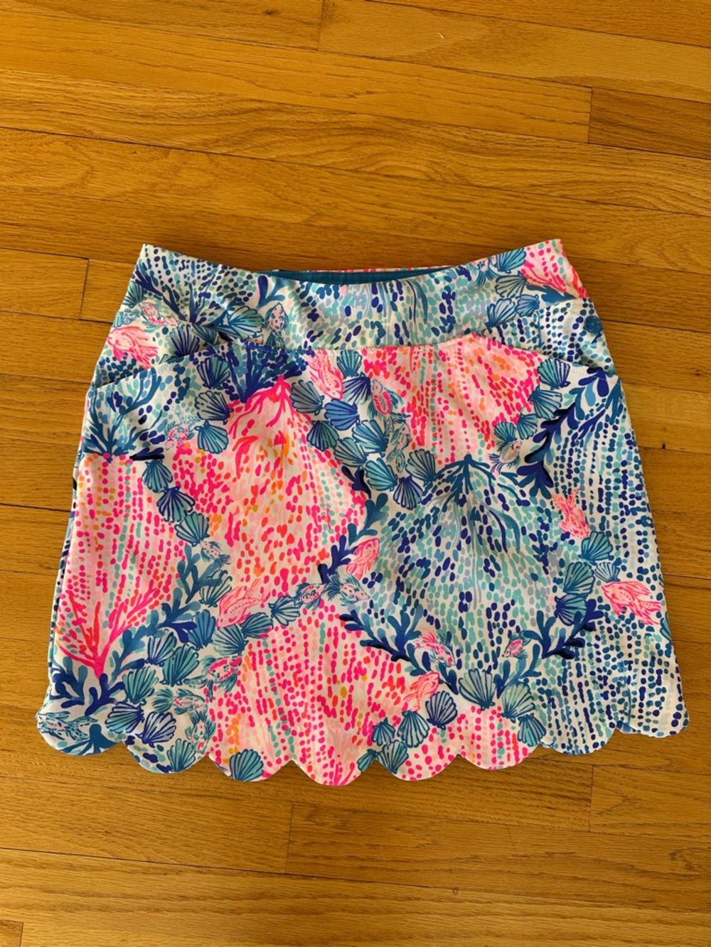 Lilly Pulitzer LUXLETIC Monica Skort Skirt in Sway With Me  Size 8